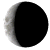 Waning Crescent, 24 days, 6 hours, 36 minutes in cycle